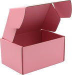 Small Pink Shipping Boxes for Small Business Pack of 25-6x4x3 inches Cardboard Corrugated Mailer Boxes for Shipping Packaging Craft Gifts Giving Products