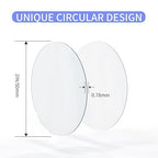 30PCS Double Sided Adhesive Pads for Mounting, 2in Two Sided Pre-Cut Circle Tape, Sticky Tack Double Sided Tape for Walls Hanging, 2 Sided Nano Wall Mount Heavy Duty Removable Clear 50mm