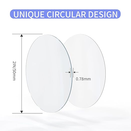 20PCS Double Sided Adhesive Pads for Mounting, 2in Two Sided Pre-Cut Circle Tape, Sticky Tack Double Sided Tape for Walls Hanging, 2 Sided Nano Wall Mount Heavy Duty Removable Clear 50mm