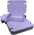 20 Pcs 14.5 x 10.6 x 2.8 inches Corrugated Cardboard Gift Boxes Recyclable Shipping Boxes for Packing Jewelry Ornament Gift Craft Packaging Supplier (Lavender, 14.5 x 10.6 x 2.8")