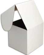 6x6x6 inches Small Shipping Boxes Set of 20 - White Mailer Corrugated Cardboard Boxes for Shipping Packaging Mailing Products
