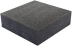 FoamRush 12 x 24" x 27" Charcoal Upholstery Firm Foam Soft Support (Chair Cushion Square Foam for Dinning Chairs, Wheelchair Seat Cushion Replacement)