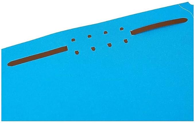 Staples Colored Reinforced Tab Fastener Folders Letter Size Assorted 50/Box