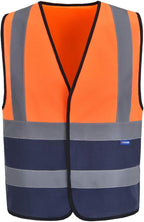 AYKRM 12 colour High visibility viz vest hi vis viz reflective work construction safety vest (XS-8XL)