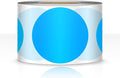 500 PCS Dot Sticker Tape 2" Inch Round Color Coding Labels Removable Writable Circle Floor Decal for Marking Organizing Social Distancing Blue