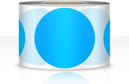 500 PCS Dot Sticker Tape 2" Inch Round Color Coding Labels Removable Writable Circle Floor Decal for Marking Organizing Social Distancing Blue