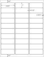 Coopaty 30-Up FBA Labels 1" x 2-5/8" Address Label for Laser & Ink Jet Printers (500 Sheets, 15000 Labels)