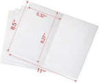 Shipping Label with Rounded Corner, 8.5 x 5.5 Inches Half Sheet Self Adhesive Shipping Address Labels for Laser and Inkjet Printer, 20000