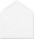 Columbian Envelopes Invitation & Greeting Card Envelopes, A2, 4-3/8" x 5-3/4", Gummed Seal, Pointed Flap, 24 lb White Wove, 100 Per Box (COLO198)