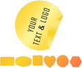 200PCS Custom Stickers Round Labels Personalized Sticker Paper, Vinyl, Clear PVC, Small Business Package Favor