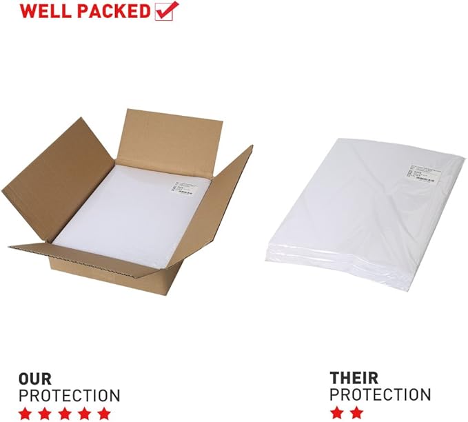 [500 Sheets; 1000 Labels] Half Sheet Self Adhesive Shipping Labels for Laser & Inkjet Printers, 8.5" X 5.5" Shipping Labels for Laser & Inkjet Printers