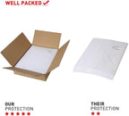[500 Sheets; 1000 Labels] Half Sheet Self Adhesive Shipping Labels for Laser & Inkjet Printers, 8.5" X 5.5" Shipping Labels for Laser & Inkjet Printers