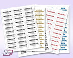 NextDayLabels - 2.5/8" x 1" Rectangular Sticker Labels for Printer - White Laser/Inkjet Printer Labels Return Address Labels Shipping Label Stickers (25 Sheets, 30 Per Sheet, 750 Labels)