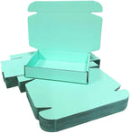 20 Pcs 14.2 x 10.2 x 2.4 inches Larger Size Shipping Boxes for Small Business Cardboard Corrugated Mailer Boxes for Shipping Packaging Holidays Craft Gifts Giving Products (Mint green)