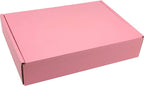 Small Pink Shipping Boxes for Small Business Pack of 25-8x5.5x1.6 inches Cardboard Corrugated Mailer Boxes for Shipping Packaging Craft Gifts Giving Products