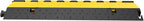 VEVOR 5 Pack Rubber Cable Protector Ramp 2 Channel Heavy Duty 66,000 lbs Load Capacity Cable Wire Cord Cover Ramp Speed Bump Driveway Hose Cable Ramp Protective Cover (2-Channel, 5 Pack-66,000 lbs)