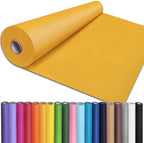 PerkHomy 24" x 2,400" (200') Orange Kraft Paper Roll for Craft Bulletin Board Paper Art Table Covering Crafting Gift Wrapping Bouquet Packing Parcel 80GSM 55LB (Orange, 24" x 200')