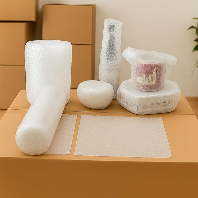 Bubble Cushioning Wrap Roll 8in x 36ft 1roll Bubble Cushion Packing Wrap for Moving & Shipping Heavy Duty Protection for Mailing & Packaging Boxes