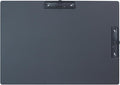 Acocony 11x17 Clipboard Double Clip Aluminium with Pen Holder Extra Large Clipboard Versatile Super Hard 11 x 17 Clipping Board Black Pack of 1