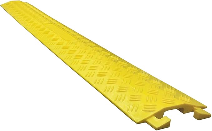 Electriduct Drop Trak Cable & Hose Protector Cord Cover - Small - Yellow
