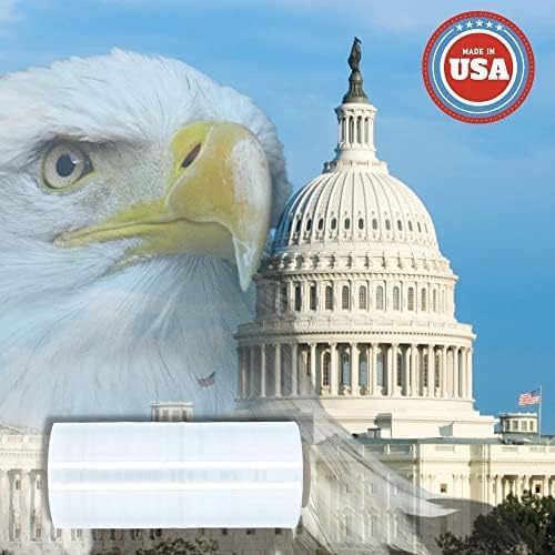 PSBM 256 Rolls 12 Inch x 1500 Feet 90 Gauge Stretch Film/Wrap, Heavy Duty Industrial Strength Clear Shrink Plastic Wrap for Moving, Packing, Shipping, Pallet Wrapping & Storage