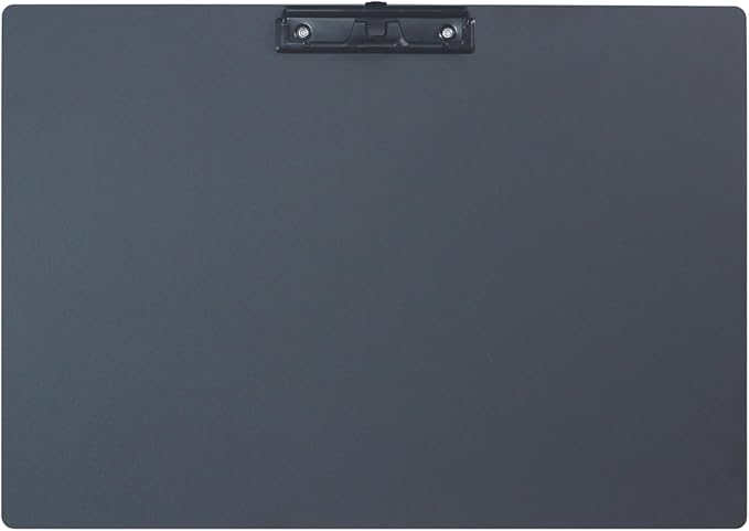 Acocony 11x17 Clipboard Aluminium with Pen Holder Extra Large Clipboard Landscape Super Hard 11 x 17 Clipping Board Black Pack of 1