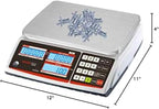 VisionTechShop TVC-12 Counting Scale for Parts and Coins, Lb/Kg Switchable, 12lb Capacity, 0.0005lb Readability
