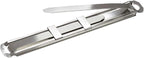 OLYMPX 250 Pcs of 2? Capacity Premium Metal Prong Paper Fastener Complete Set, 2.75 Inch Base with Standard 2-Hole Punch Compressor for Paper File Folder, Pack of 5 Boxes, 50 per Box