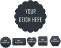 Custom Stickers for Business Logo Personalized Label Stickers Customized 100,200pcs, 1",1.5",2", 3", 4"