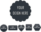Custom Stickers for Business Logo Personalized Label Stickers Customized 100,200pcs, 1",1.5",2", 3", 4"