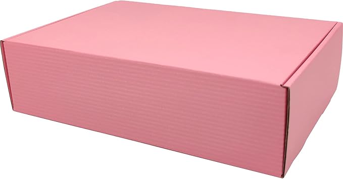 Pink Shipping Boxes for Small Business Pack of 20-12x8x3 inches Cardboard Corrugated Mailer Boxes for Shipping Packaging Craft Gifts Giving Products