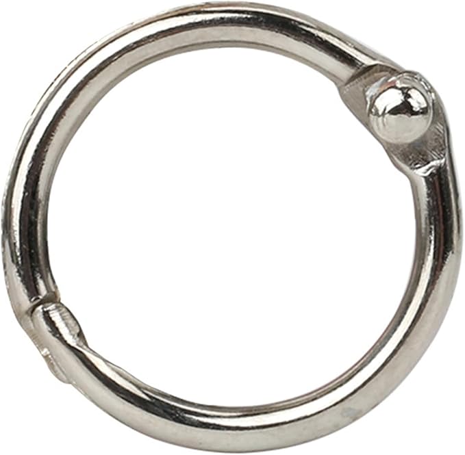 30Pcs Metal Binding Binder Rings Heavy Duty Document Rings for Binders Notebooks Journal School Office Accessories Binder Clips