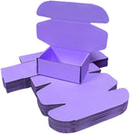 50 Pcs 4.3 x 3.1 x 2 inches Mini Size Corrugated Cardboard Gift Boxes Recyclable Shipping Boxes for Packing Jewelry Ornament Gift Craft Packaging Supplier (Lavender, 4.3 x 3.1 x 2")