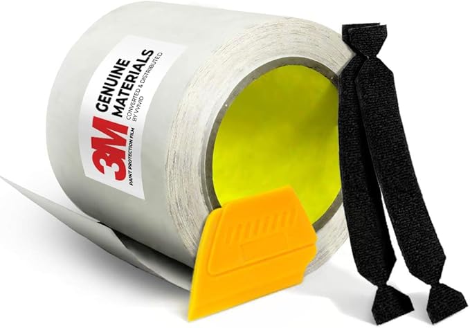 3M Clear Paint Protection Vinyl Film 6 Inch Wide Choose Your Size Including Tools (6 Inch x 96 Inch)
