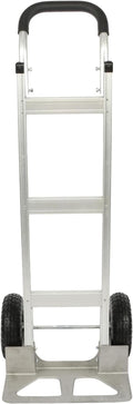 findmall 500 Lbs Capacity Dolly Aluminum Silver Hand Truck with Wide Wheels for Moving