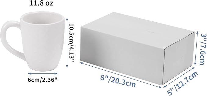 Hoikwo 8x5x3 Shipping Boxes Set of 25, White Corrugated Cardboard Box for Small Business for Packaging Mailing