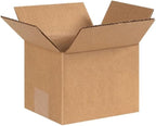 Secure Seal - 8x7x6 Pack of 25 Corrugated Cardboard Packing Shipping Mailing Moving Carton Boxes