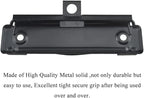 HAHIYO 3.94 Inches Black Metal Clipboard Clips with Rubber Grips 6 Pack Mountable Sturdy Strong Springs with Rivets Document File Wood Plastic Clips Board for Office School Home