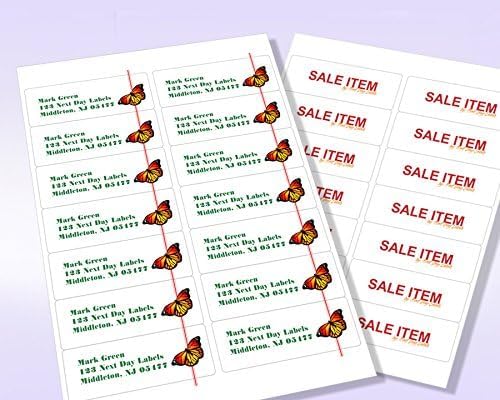 NextDayLabels – 4" x 1-1/3" Rectangular Sticker Labels for Printer - White Laser/Inkjet Printer Labels Return Address Labels Shipping Label Stickers (1000 Sheets, 14 Per Sheet, 14000 Labels)