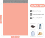 Metronic Poly Mailers 14.5X19 500Pack, Strong Adhesive Shipping Envelopes for Clothing, Waterproof Shipping Bags for Small Businesses, Flexible Mailers Poly Bags Packages Bags, Peach Pink