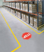 Mighty Line STP16 Stop Sign Floor Sign 16-Inch by 16-Inch