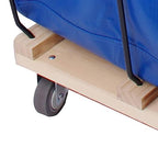 Basket Trucks Blue 12 Bushel Knock Down Truck, 15.0 cu. ft, 600 lb, 36" L X 26" W X 34" H Capacity