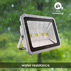 200W LED Flood Lights Outdoor, 110-285V, 20000LM Super Bright Security Light Fixture, IP66 Waterproof 6000K Daylight White，Landscape Commercial Industrial Lighting Fixtures