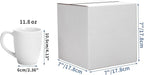 Hoikwo 7x7x7 Shipping Boxes Set of 25, White Corrugated Cardboard Box for Small Business for Packaging Mailing