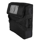Insulated Food Delivery Bag Pizza Delivery Bags Professional Pizza Warmer Carrier Bags Moisture Free for 2-16" or 2-18" (Black, 20"X20"X6")