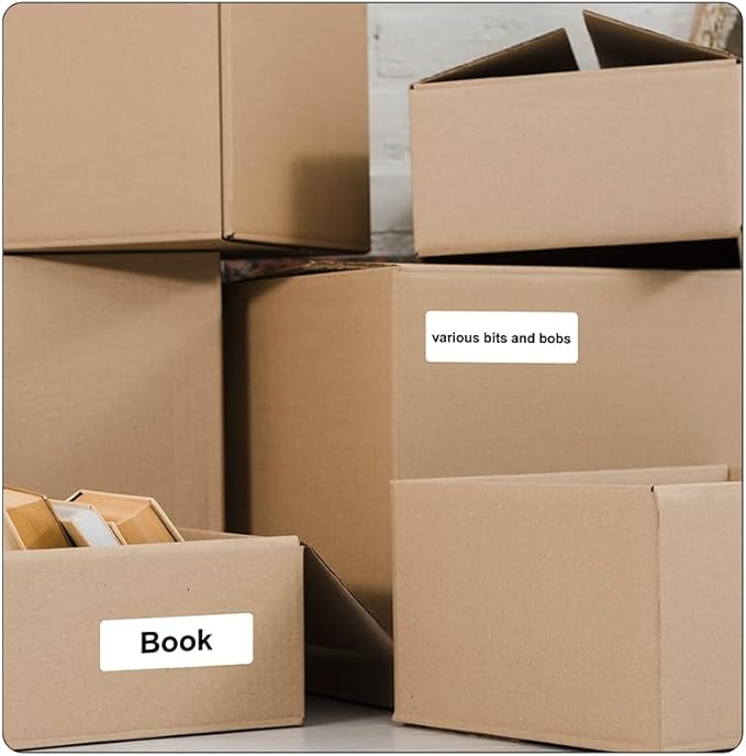 Hehua 1" x 2-1/8" Label Compatible with DYMO Labelwriter 5XL 550 4XL 450 30336 with RFID Chip, FNSKU Barcodes Return Address Labels, 25mm x 54mm, Total 2000 Labels/4 Rolls
