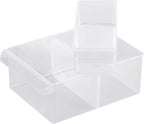 INTERTOOL Small Parts Organizer for Hardware & Screws | 18 Removable Bins with Dividers | Wall Mount or Desktop Craft & Lego Storage Cabinet | 19” x 15” x 7” BX08-4019