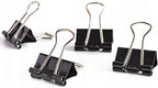 Coideal Mini Binder Clips Black, 60 Pcs 15mm Extra Small Paper Clips, 0.6 Inch Micro Metal Binder Bull Clips for Office School