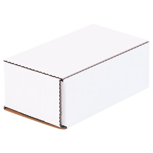 Box USA BM532 5"L x 3"W x 2"H, White (Pack of 50)
