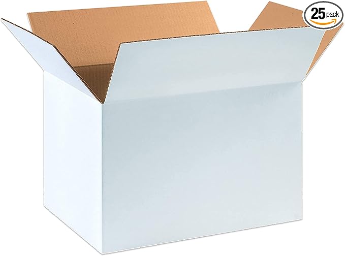 AVIDITI Moving Boxes Medium 18"L x 12"W x 12"H, 25-Pack | Corrugated Cardboard Box for Packing, Shipping and Storage 181212